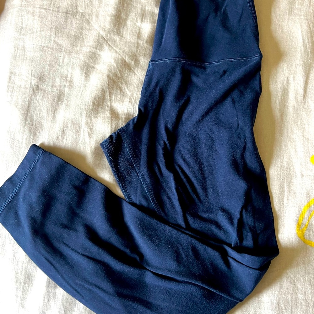 Lululemon Athleta Leggings Size 6 Dark Blue